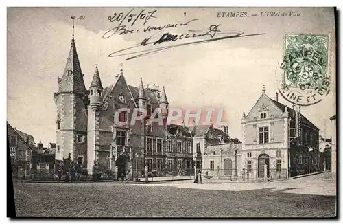Cartes postales Etampes L'Hotel De Ville