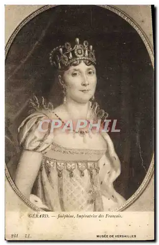 Cartes postales Gerard Josephine Imperatrice Des Francais Musee de Versailles