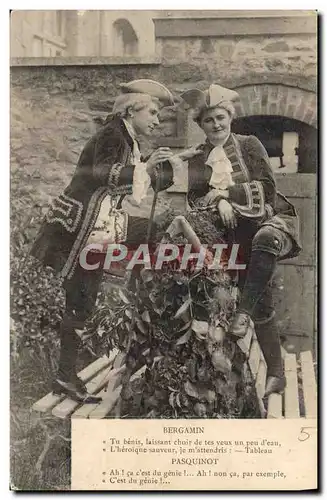 Cartes postales Bergamin Pasquinot Folklore