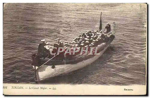 Cartes postales Bateau Toulon le canot major