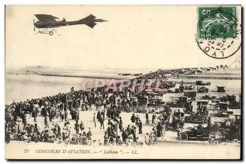 Cartes postales Avion Aviation Concours d&#39aviation Latham