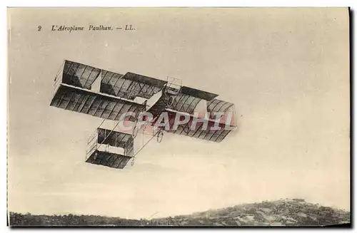 Cartes postales Avion Aviation Aeroplane Paulhan