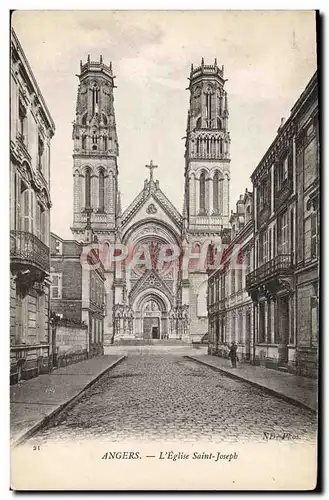 Cartes postales Angers L&#39Eglise Saint Joseph