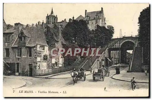 Cartes postales Le Mans Vieilles Maisons