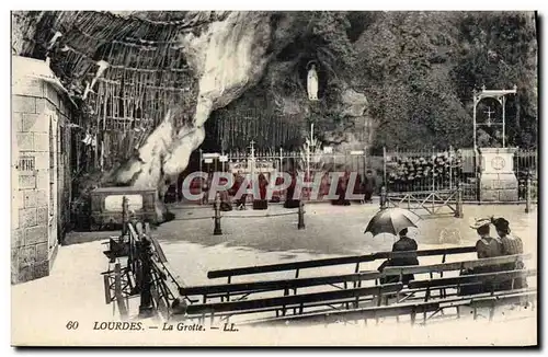 Cartes postales Lourdes La Grotte