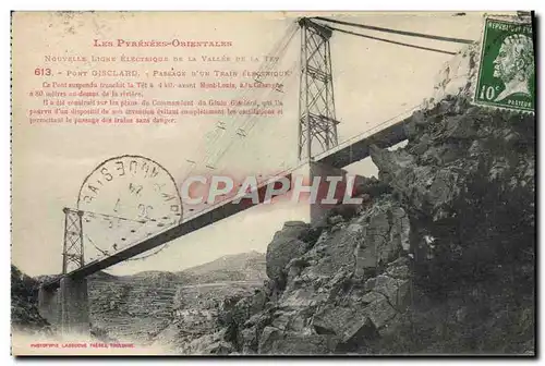 Cartes postales Pont Gisclard Passage d&#39un train electrique