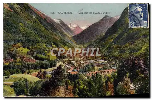 Cartes postales Cauterets Vue Sur les Hautes Vallees