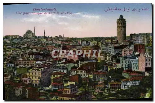 Cartes postales Constantinople Vue Panoramique de Galata et Pera