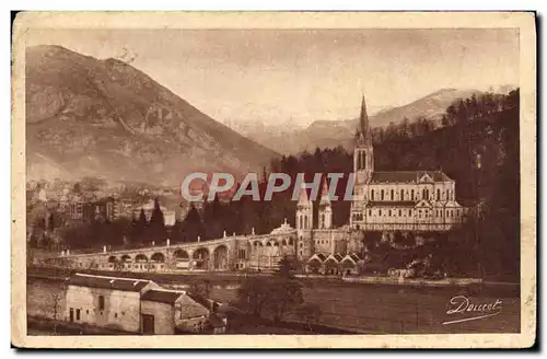 Cartes postales Lourdes La Basilique