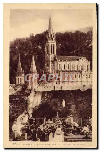 Cartes postales Lourdes La Basilique