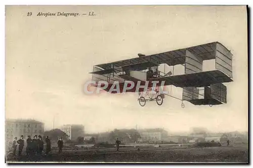 Cartes postales Avion Aviation Aeroplane Delagrange