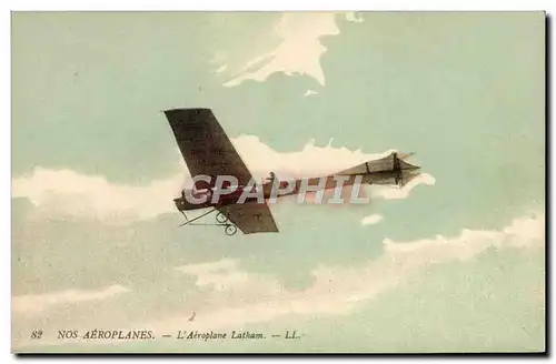 Ansichtskarte AK Avion Aviation Aeroplane Latham