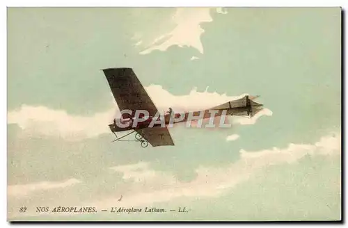 Cartes postales Avion Aviation Aeroplane Latham