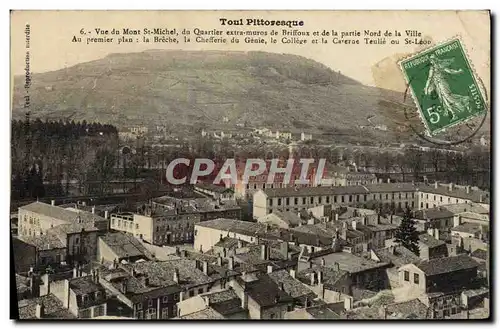 Ansichtskarte AK Vue Du Mont St Michel du Quartier Toul