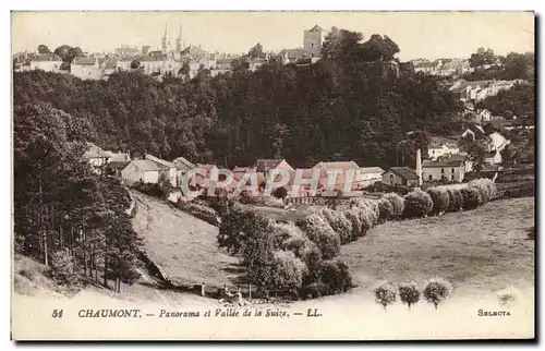 Cartes postales Chaumont Panorama et Vallee de la Suize