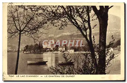 Cartes postales Lac l&#39Annecy Le Chateau De Duingt