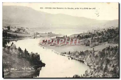 Ansichtskarte AK Entree des bassins du Doubs pres Villers le Lac