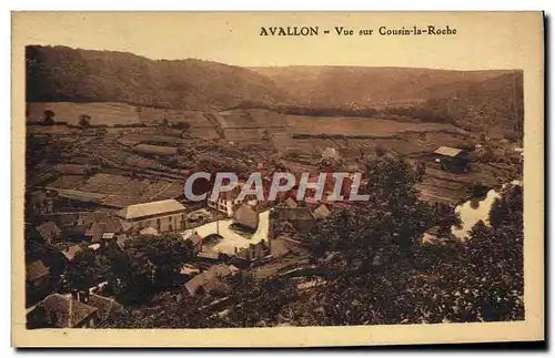 Cartes postales Avallon Vue Sur Cousin la Roche