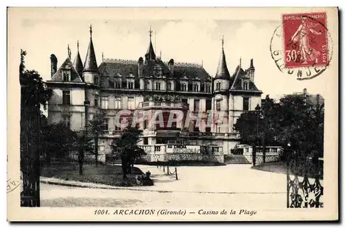 Cartes postales Arcachon Casino de la plage