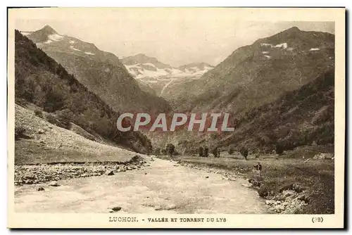 Cartes postales Luchon Vallee Et Torrent Du Lys