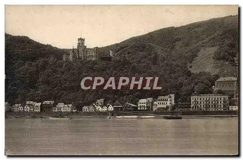 Cartes postales Schloss Stolzenfels u Capellen