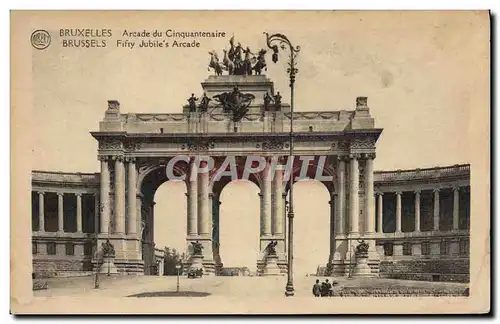 Cartes postales Bruxelles Arcade du Cinquantenaire