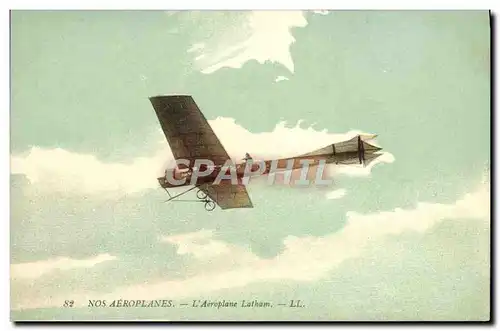 Ansichtskarte AK Avion Aviation Aeroplane Latham