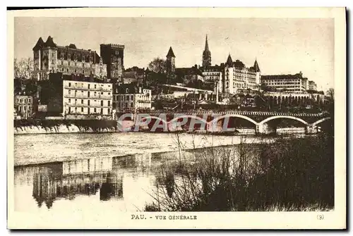 Cartes postales Pau vue generale