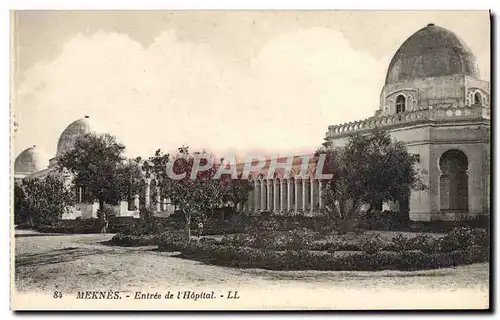 Cartes postales Meknes Entree de l'hopital