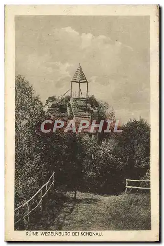 Cartes postales Ruine Wegelnburg bei Schonau