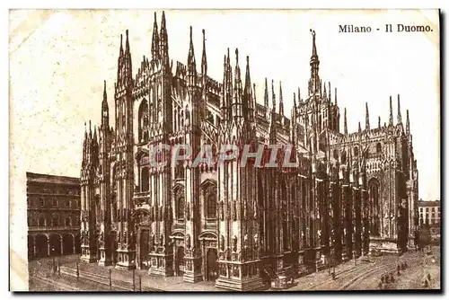 Cartes postales Milano Il Duomo