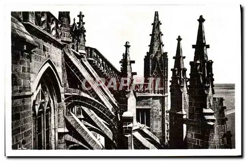 Cartes postales moderne Le Mont Saint Michel L'escalier de dentelle en granit
