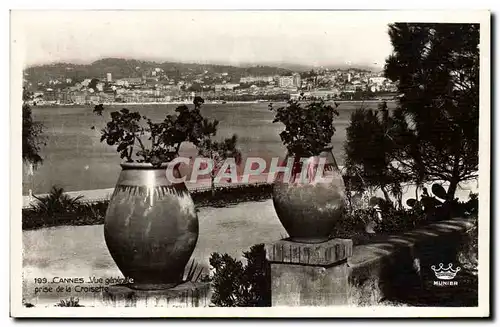 Cartes postales moderne Cannes Vue generale prise de la Croisette