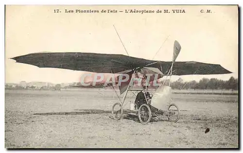 Ansichtskarte AK Avion Aviation Aeroplane de M Vuia