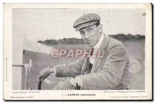 Cartes postales Avion Aviation Latham Antoinette
