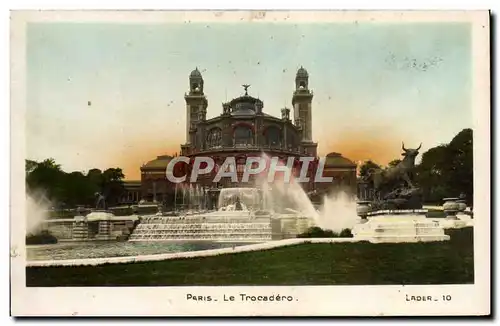 Cartes postales Paris Le Trocadero