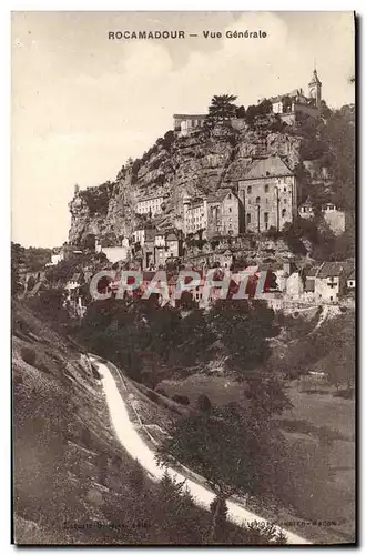 Cartes postales Rocamadour Vue Generale