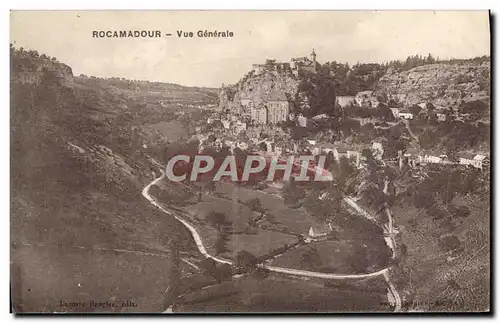 Cartes postales Rocamadour Vue Generale