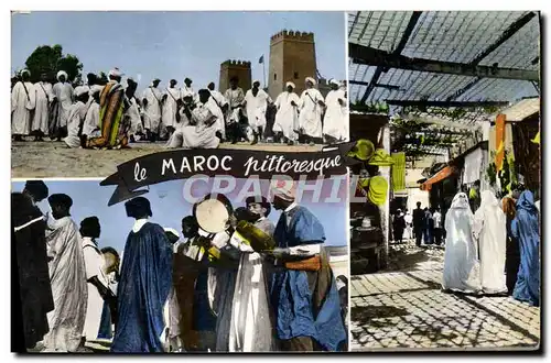 Moderne Karte Souvenir Du Maroc Pittoresque