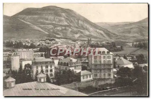 Ansichtskarte AK Lourdes Vue Prise Du Calvaire