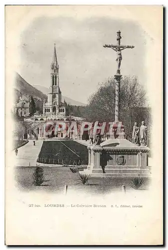 Cartes postales Lourdes La Calvaire Breton