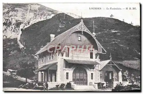 Cartes postales Lourdes Le Funiculaire