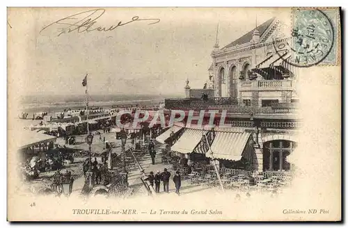 Cartes postales Trouville Sur Mer La Terrasse Du Grand Salon