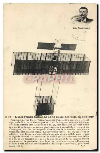 Ansichtskarte AK Avion Aviation Aeroplane Gaudard Freres Voisin