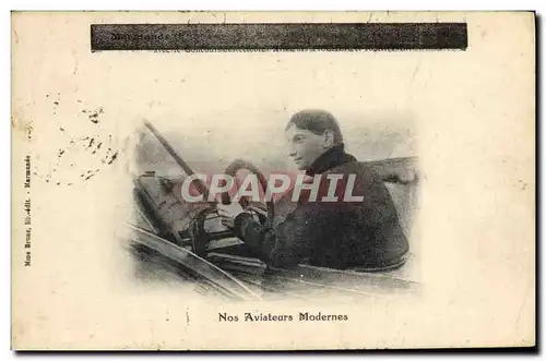 Cartes postales Avion Aviation Nos aviateurs modernes