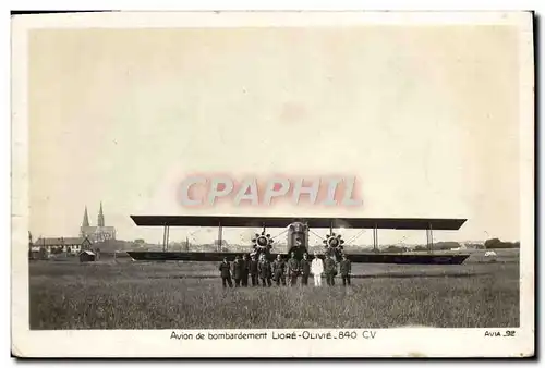 Cartes postales Avion Aviation Avion de bombardement Liore Olivie