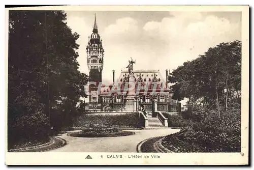 Cartes postales Calais L&#39Hotel De Ville