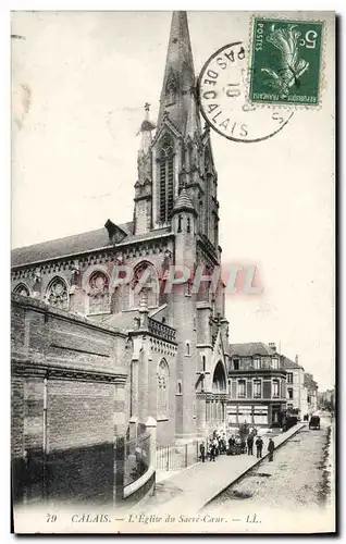 Ansichtskarte AK Calais L Eglise Du Sacre Cocur