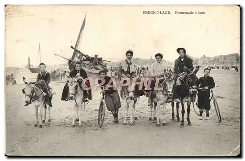 Cartes postales Berck Plage Promenade A Anes