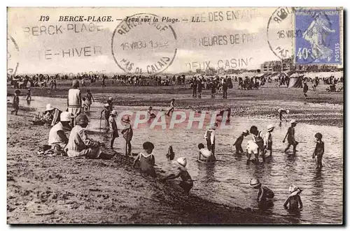 Cartes postales Berck Plage Jeux Sur La Plage